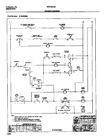 07 - Wiring Diagram parts for Frigidaire Range WEF357BAWA from AppliancePartsPros.com