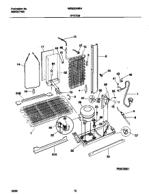 07 - System parts for Frigidaire Refrigerator WRS20WRHW2 from AppliancePartsPros.com