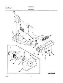 11 - Controls parts for White Westinghouse Refrigerator WRS23MW3AW1 from AppliancePartsPros.com