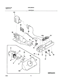 11 - Controls parts for White Westinghouse Refrigerator WRS23MW3AW4 from AppliancePartsPros.com