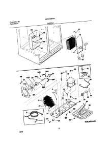 13 - System parts for White Westinghouse Refrigerator WRS23MW3AW4 from AppliancePartsPros.com