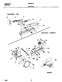 06 - Controls parts for Frigidaire Refrigerator WRS20WRHD3 from AppliancePartsPros.com