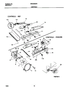 White-Westinghouse White-Westinghouse / Refrigerator - P5995344412 Controls parts for White Westinghouse Refrigerator WRS20MQRCW0 from AppliancePartsPros.com