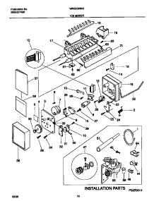 10 - Ice Maker parts for Frigidaire Refrigerator WRS20WRHD3 from AppliancePartsPros.com