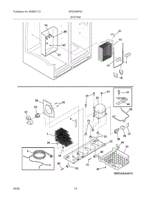 13 - System parts for White Westinghouse Refrigerator WRS26MF5AWI from AppliancePartsPros.com