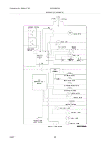 22 - Wiring Schematic parts for White Westinghouse Refrigerator WRS26MF5ASK from AppliancePartsPros.com