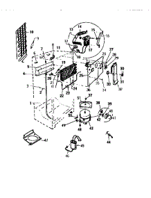04 - Cooling System parts for Frigidaire Refrigerator RT216JCH1 from AppliancePartsPros.com
