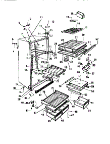 03 - Shelving parts for Frigidaire Refrigerator RT211ZCW0 from AppliancePartsPros.com