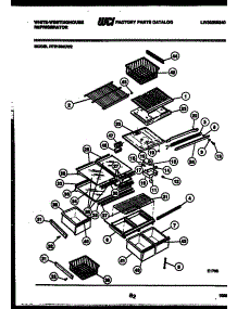 04 - Shelves And Supports parts for Frigidaire Refrigerator RT215MCD2 from AppliancePartsPros.com