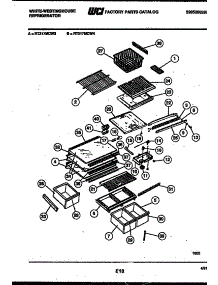 04 - Shelves And Supports parts for Frigidaire Refrigerator RT217MCH3 from AppliancePartsPros.com