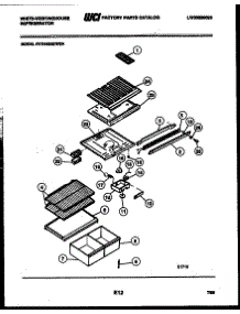 04 - Shelves And Supports parts for Frigidaire Refrigerator RTG163GCW3A from AppliancePartsPros.com