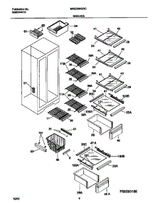 White-Westinghouse White-Westinghouse / Refrigerator - P5995344412 Shelves parts for White Westinghouse Refrigerator WRS20MQRCD0 from AppliancePartsPros.com
