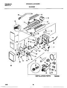 10 - Ice Maker parts for Frigidaire Refrigerator WRS22WRCW1 from AppliancePartsPros.com