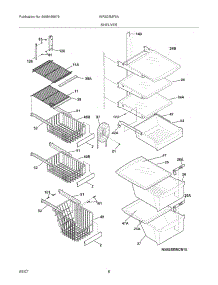 09 - Shelves parts for White Westinghouse Refrigerator WRS23MF5ASL from AppliancePartsPros.com