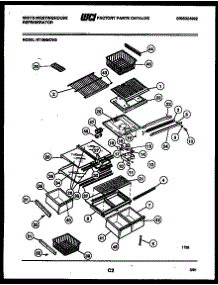 04 - Shelves And Supports parts for Frigidaire Refrigerator RT199MCV2 from AppliancePartsPros.com