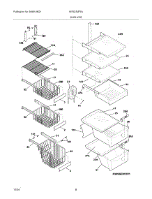 09 - Shelves parts for White Westinghouse Refrigerator WRS23MF5ASC from AppliancePartsPros.com