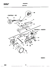 06 - Controls parts for Frigidaire Refrigerator WRS22WRCD2 from AppliancePartsPros.com