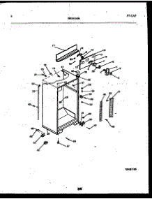 04 - Cabinet Parts parts for Frigidaire Refrigerator RT199PCD0 from AppliancePartsPros.com