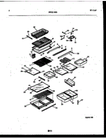 05 - Shelves And Supports parts for Frigidaire Refrigerator RT199PCD0 from AppliancePartsPros.com