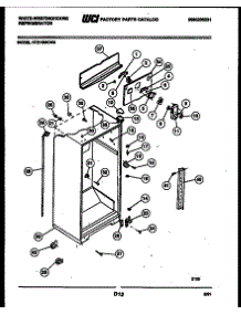 03 - Cabinet Parts parts for Frigidaire Refrigerator RT216MCV3 from AppliancePartsPros.com