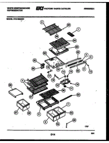 04 - Shelves And Supports parts for Frigidaire Refrigerator RT216MCW3 from AppliancePartsPros.com