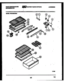 04 - Shelves And Supports parts for Frigidaire Refrigerator RTG153HCV2A from AppliancePartsPros.com