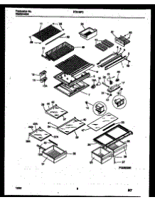 05 - Shelves And Supports parts for Frigidaire Refrigerator RT219PCD1 from AppliancePartsPros.com