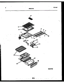 05 - Shelves And Supports parts for Frigidaire Refrigerator ATG130NLW1 from AppliancePartsPros.com