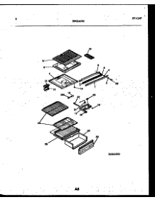 05 - Shelves And Supports parts for Frigidaire Refrigerator ATG150NCD1 from AppliancePartsPros.com