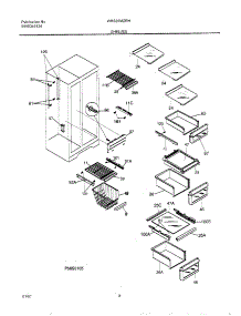 09 - Shelves parts for White Westinghouse Refrigerator WRS26MZRHD0 from AppliancePartsPros.com