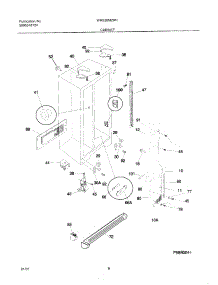 07 - Cabinet parts for White Westinghouse Refrigerator WRS26MZRHW1 from AppliancePartsPros.com