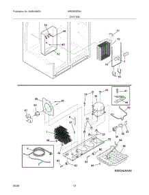 13 - System parts for White Westinghouse Refrigerator WRS3R3EW4 from AppliancePartsPros.com