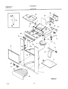 15 - Dispenser parts for White Westinghouse Refrigerator WRS26MZRHD0 from AppliancePartsPros.com