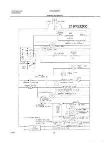 20 - Wiring Schematic parts for White Westinghouse Refrigerator WRS26MZRHW1 from AppliancePartsPros.com