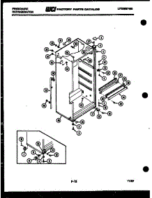 05 - Cabinet Parts parts for Frigidaire Refrigerator FPE21TCF1 from AppliancePartsPros.com