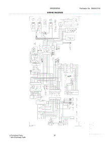 21 - Wiring Diagram parts for White Westinghouse Refrigerator WRS3R3EW0 from AppliancePartsPros.com
