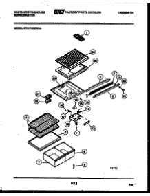 04 - Shelves And Supports parts for Frigidaire Refrigerator RTG174GCD3A from AppliancePartsPros.com