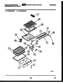 04 - Shelves And Supports parts for Frigidaire Refrigerator RTG163GLW3C from AppliancePartsPros.com