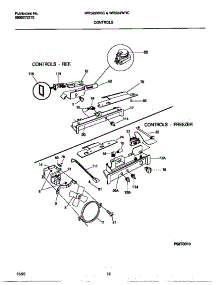06 - Controls parts for Frigidaire Refrigerator WRS24WRCD1 from AppliancePartsPros.com
