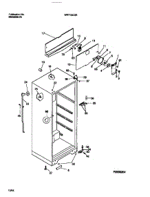 03 - Cabinet W / Fan Assy parts for Frigidaire Refrigerator WRT13CGBD1 from AppliancePartsPros.com