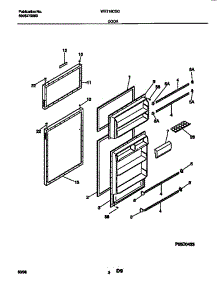02 - Door parts for Frigidaire Refrigerator WRT16CGCY3 from AppliancePartsPros.com