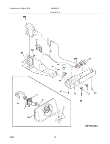 11 - Controls parts for White Westinghouse Refrigerator WRS6W1EW2 from AppliancePartsPros.com
