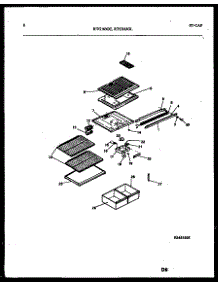 05 - Shelves And Supports parts for Frigidaire Refrigerator RTG163GLD3B from AppliancePartsPros.com