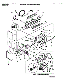 06 - Icemaker & Installation Components parts for Frigidaire Refrigerator WRT17CGCD0 from AppliancePartsPros.com