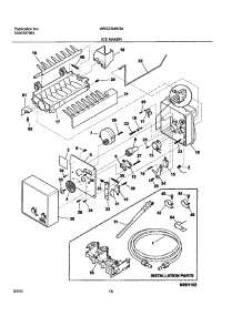 19 - Ice Maker parts for White Westinghouse Refrigerator WRS23MW3AQ5 from AppliancePartsPros.com