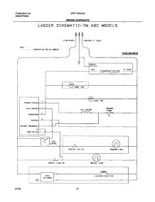 10 - Wiring Schematic parts for White Westinghouse Refrigerator WRT15GA2AQ1 from AppliancePartsPros.com