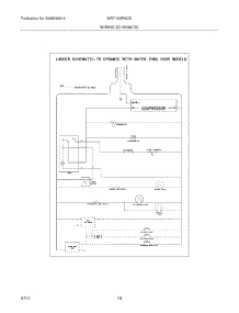 10 - Wiring Schematic parts for White Westinghouse Refrigerator WRT18MP6CSI from AppliancePartsPros.com