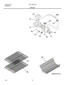 07 - Shelves parts for White Westinghouse Refrigerator WRT18A0AW8 from AppliancePartsPros.com