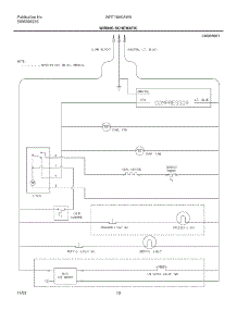 10 - Wiring Schematic parts for White Westinghouse Refrigerator WRT18A0AW8 from AppliancePartsPros.com