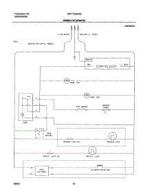 10 - Wiring Schematic parts for White Westinghouse Refrigerator WRT15MG4BQ0 from AppliancePartsPros.com